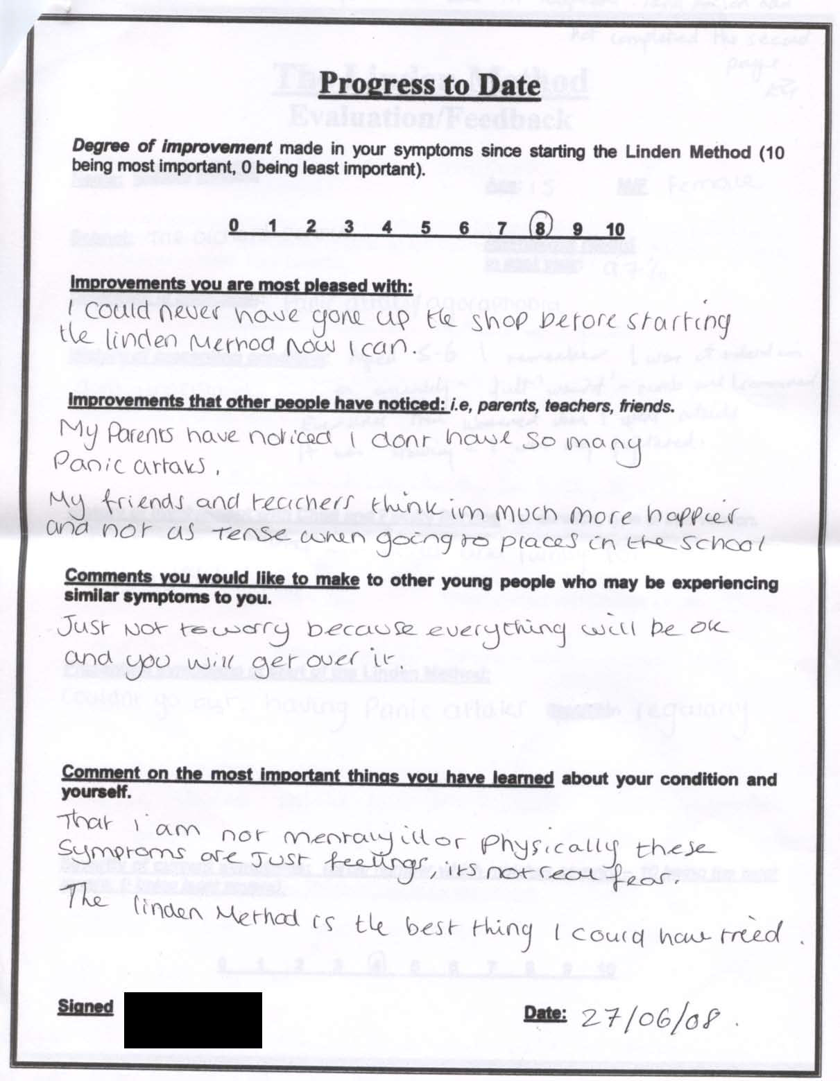 Testimonial document 15